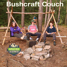Amazing Wilderness Bushcraft Couch Using Camp Chairs