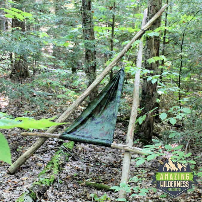 Amazing Wilderness Camp Hammock Bushcraft Chair Camouflage