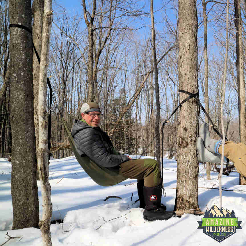 Amazing Wilderness Camp Hammock Bushcraft Chair Green