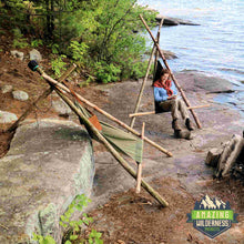 Amazing Wilderness Camp Hammock Bushcraft Chair Lakeside 