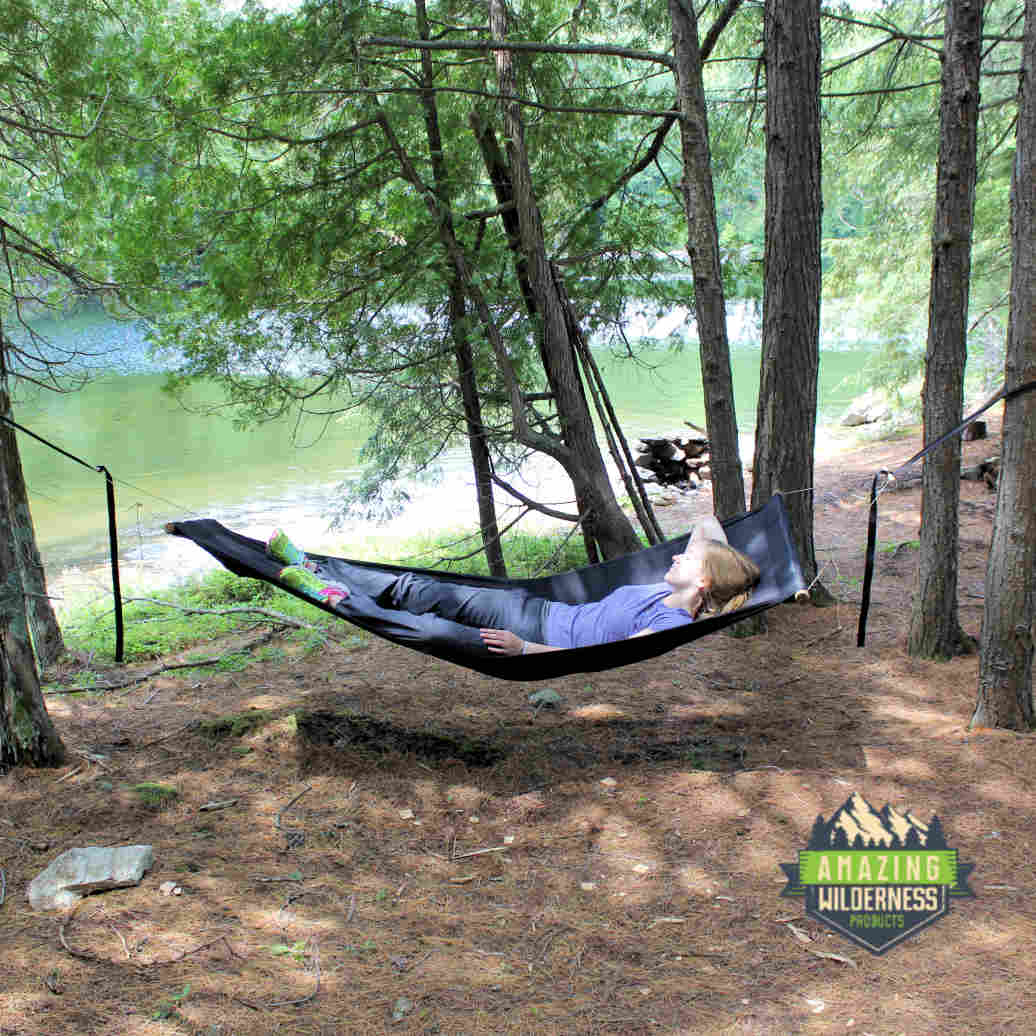 Hammock Suspension System Lakeside Black